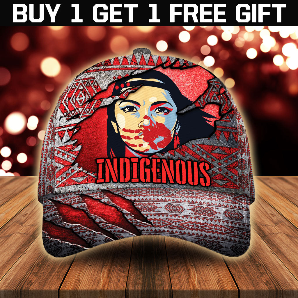WelcomeNative Native American Cap, 3D Cap , All Over Print Cap