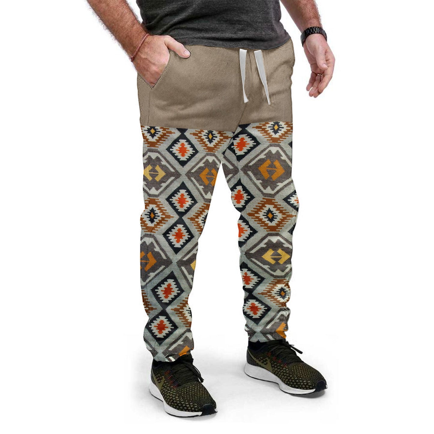 WelcomeNative Native Pattern Sweatpants, 3D Sweatpants, All Over Print Sweatpants