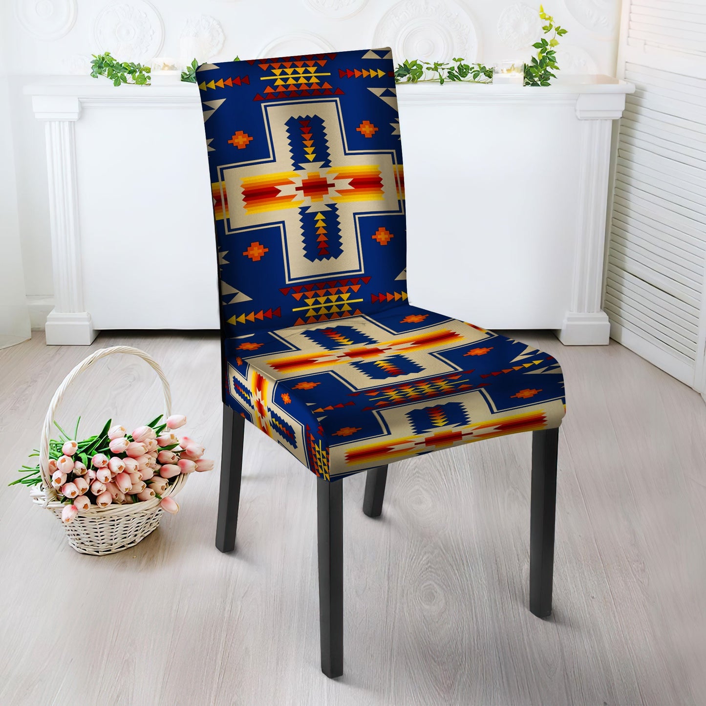 WelcomeNative Pattern Tribe Design Native American Tablecloth, Chair cover, 3D Tablecloth, All Over Print