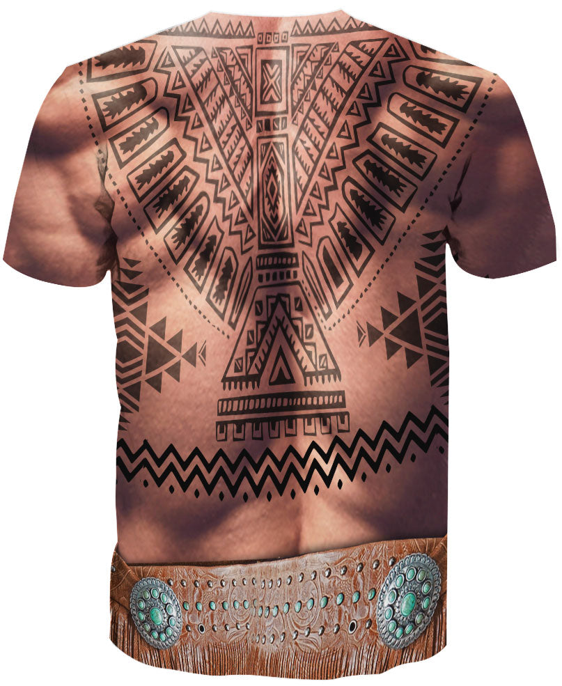 WelcomeNative Warrior Style Native Ameican Hoodie, All Over Print Hoodie, Native American - Design #46192