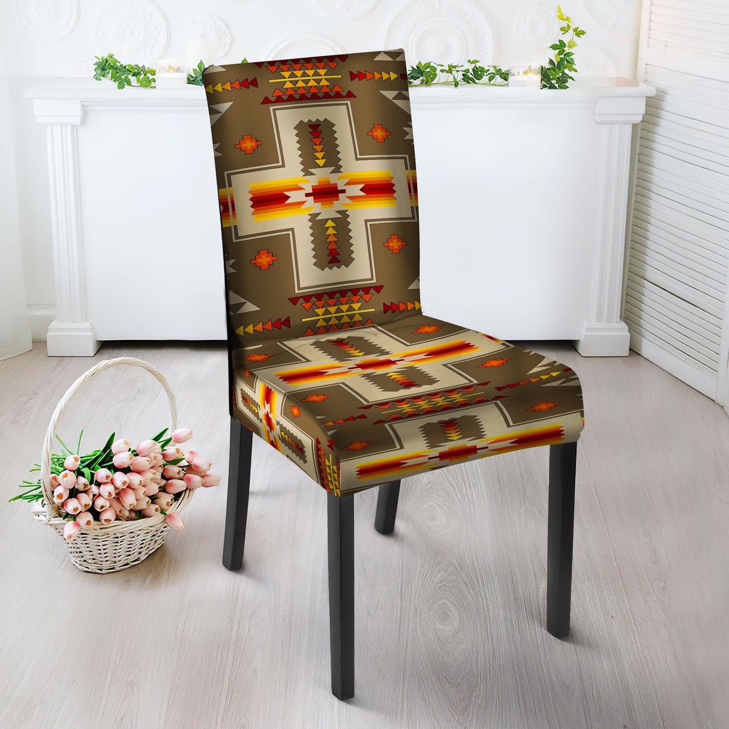 WelcomeNative Pattern Culture Design Native American Tablecloth, Chair cover, 3D Tablecloth, All Over Print