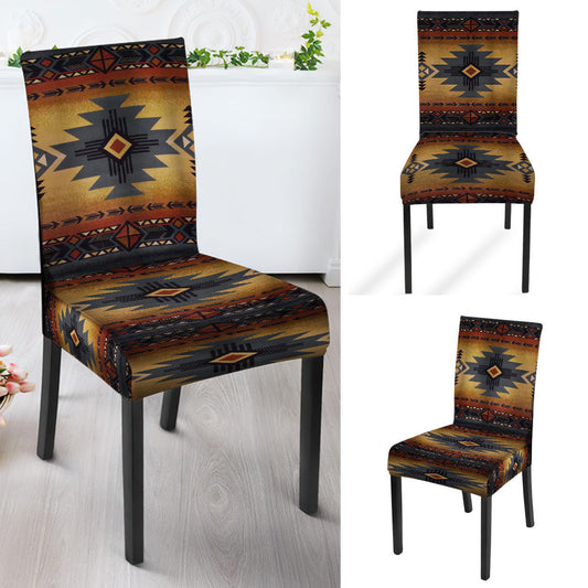 WelcomeNative Pattern Tribe Design Native American Tablecloth, Chair cover, 3D Tablecloth, All Over Print