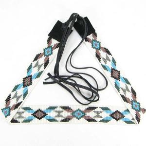 Multicolor Butterfly Beadwork Cowboy Hat Band Waist Belt - Welcome Native