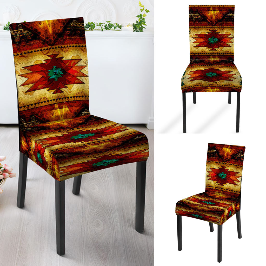 WelcomeNative Pattern Tribe Design Native American Tablecloth, Chair cover, 3D Tablecloth, All Over Print
