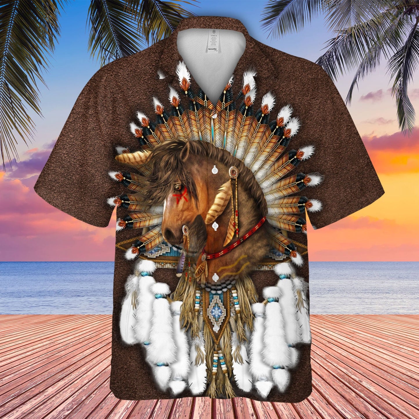 Native Horse Hawaiian Shirt