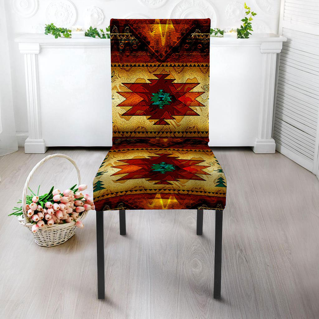 WelcomeNative Pattern Tribe Design Native American Tablecloth, Chair cover, 3D Tablecloth, All Over Print