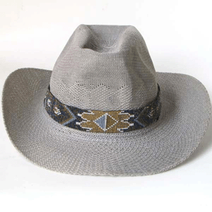 Rainbow Black Golden Beaded Cowboy Hat Band Waist Belt - Welcome Native