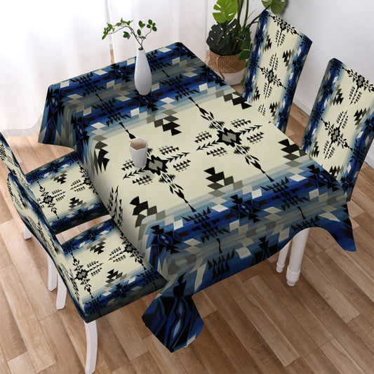 WelcomeNative Pattern Culture Design Native American Tablecloth, Chair cover, 3D Tablecloth, All Over Print