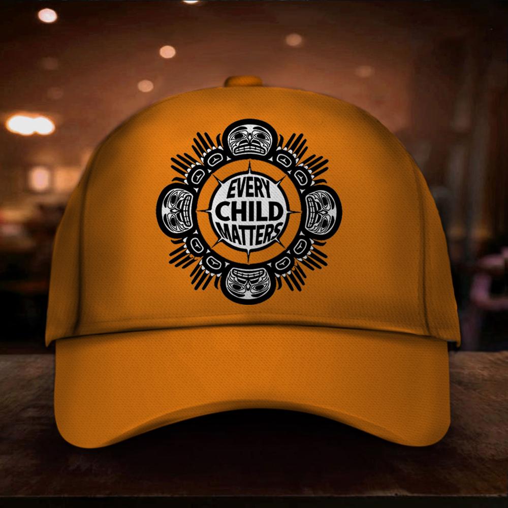 Every Child Matters Hat Canada Residential Schools Orange Shirt Day Best Caps Gift For Dad.
