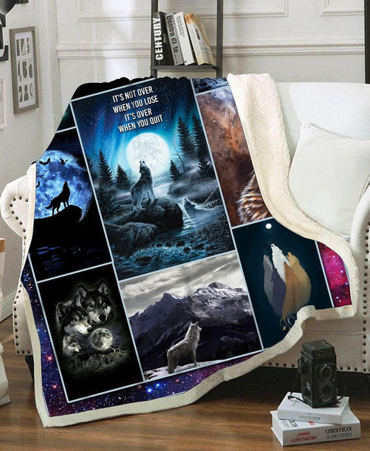 WelcomeNative Native American Fleece Blanket, 3D Fleece Blanket, All Over Print, Native American