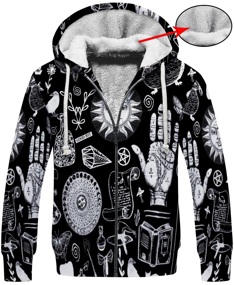 WelcomeNative Pattern Gothic 3D Hoodie, All Over Print Hoodie, Native American