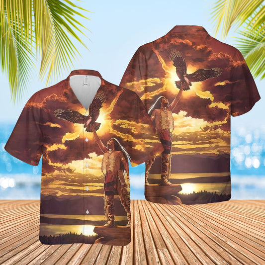 Skull Native Hawaiian Shirt