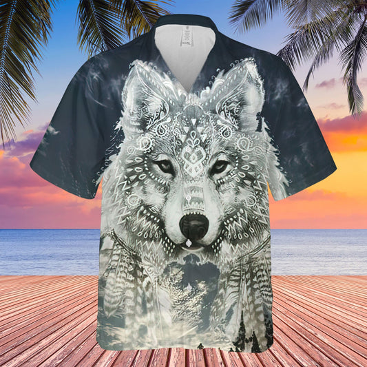American Native 3D All Over Printed Hawaiian Shirt