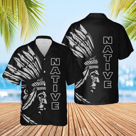 Native Headdress Hawaiian Shirt