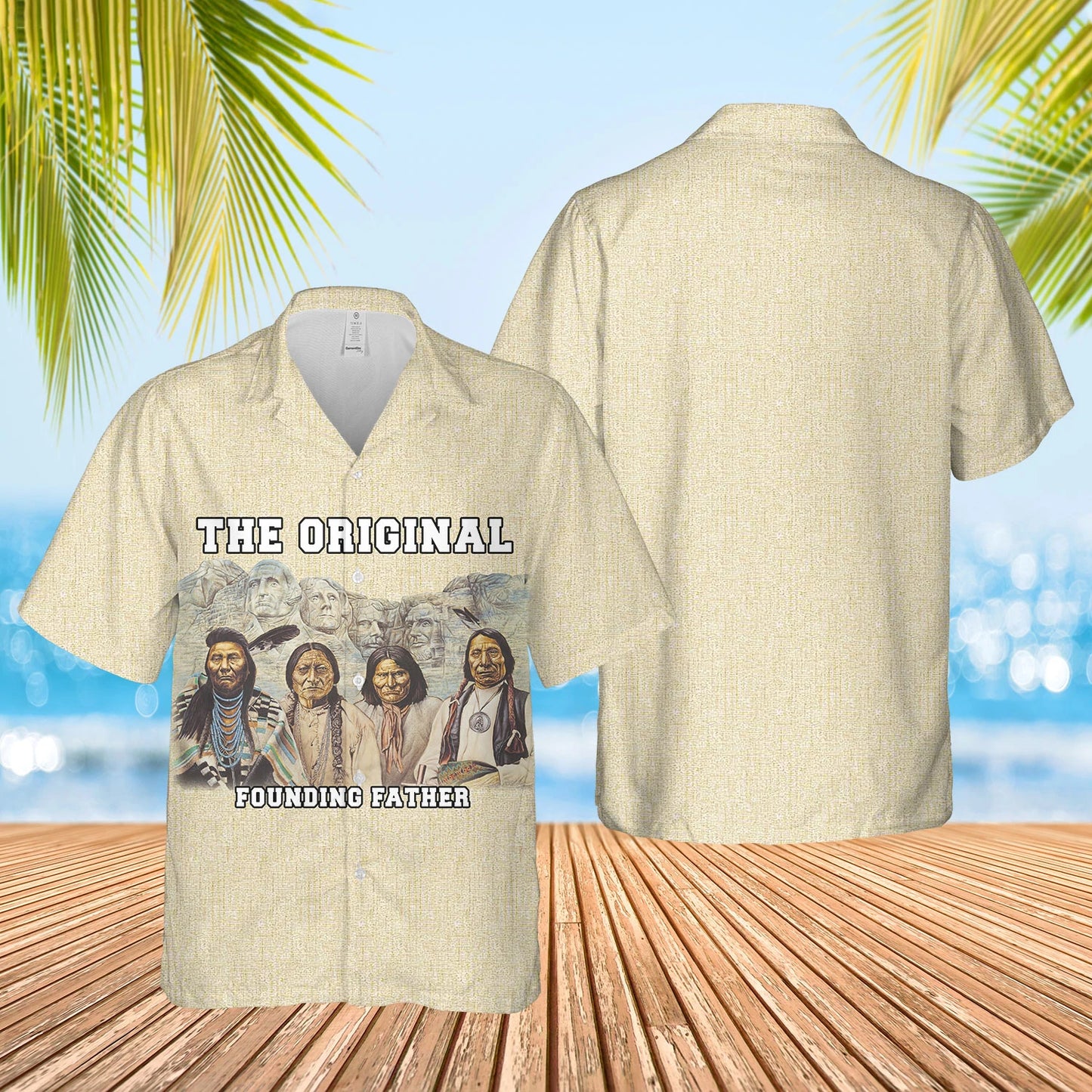 Native American Hawaiian Shirt Welcome Native