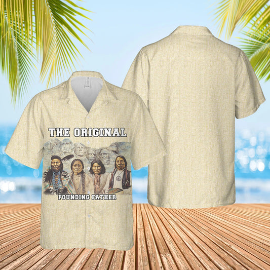 Native American Hawaiian Shirt Welcome Native