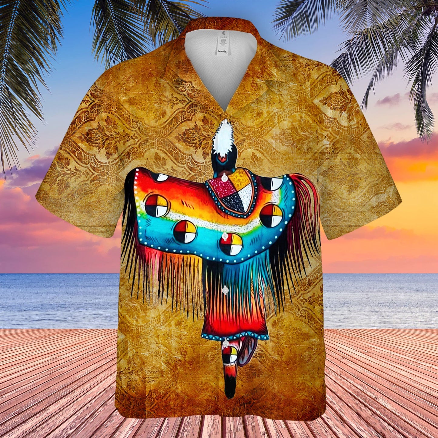 Native American Horse Hawaiian Shirt Welcome Native