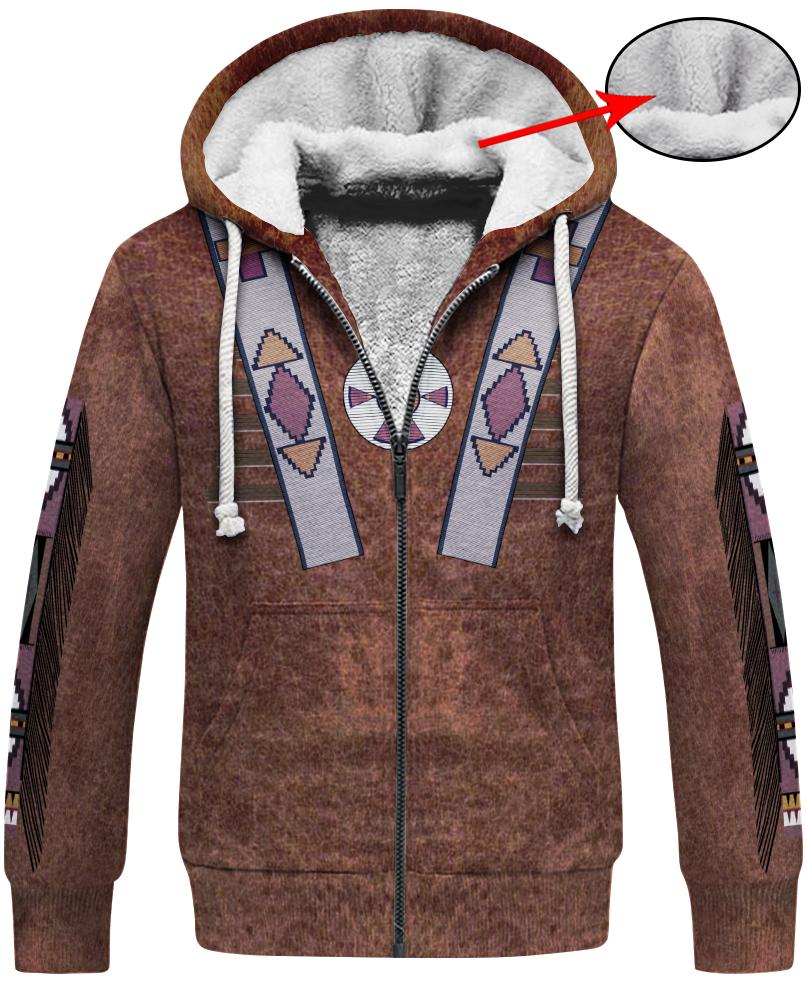 WelcomeNative Brown Culture 3D Hoodie, All Over Print Hoodie, Native American