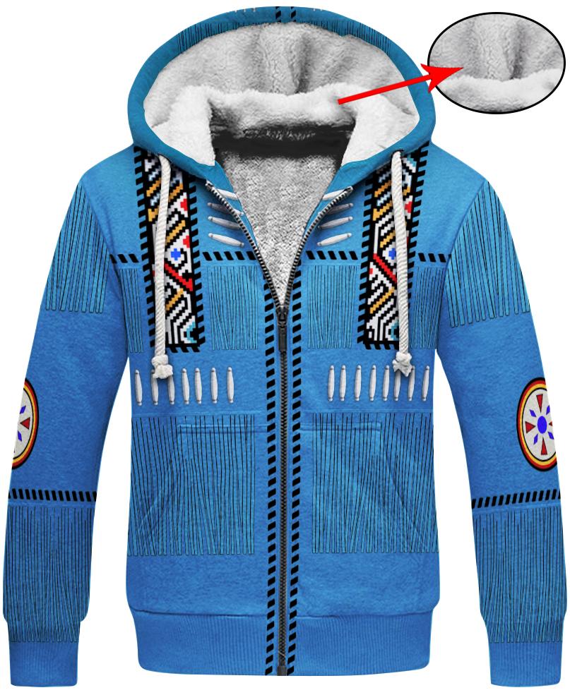 WelcomeNative Blue Native 3D Hoodie, All Over Print Hoodie, Native American