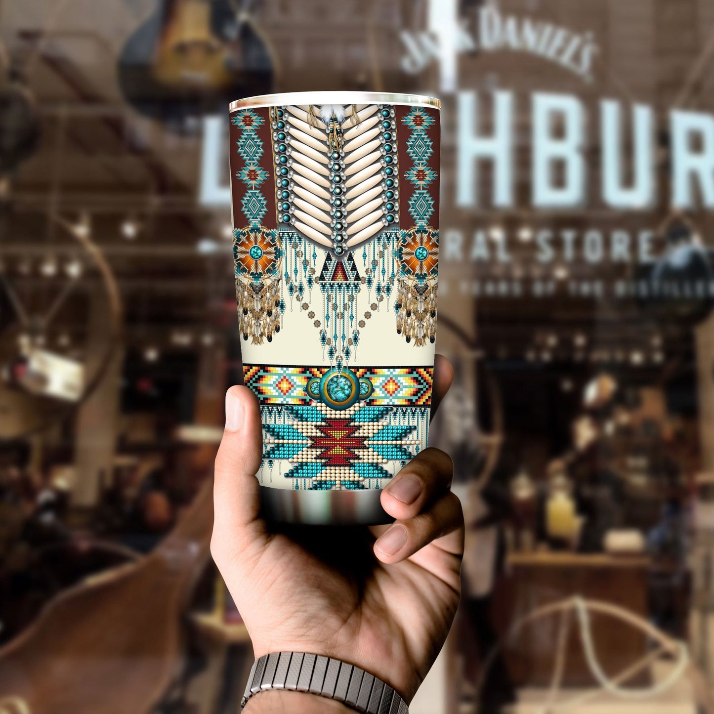 WelcomeNative Native American Tumbler, 3D Tumbler, All Over Print Tumbler, Native American