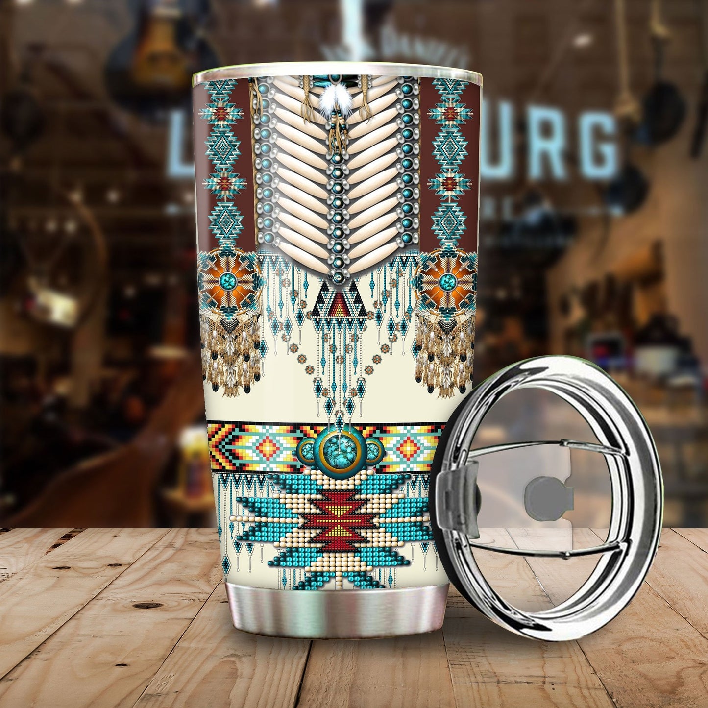 WelcomeNative Native American Tumbler, 3D Tumbler, All Over Print Tumbler, Native American