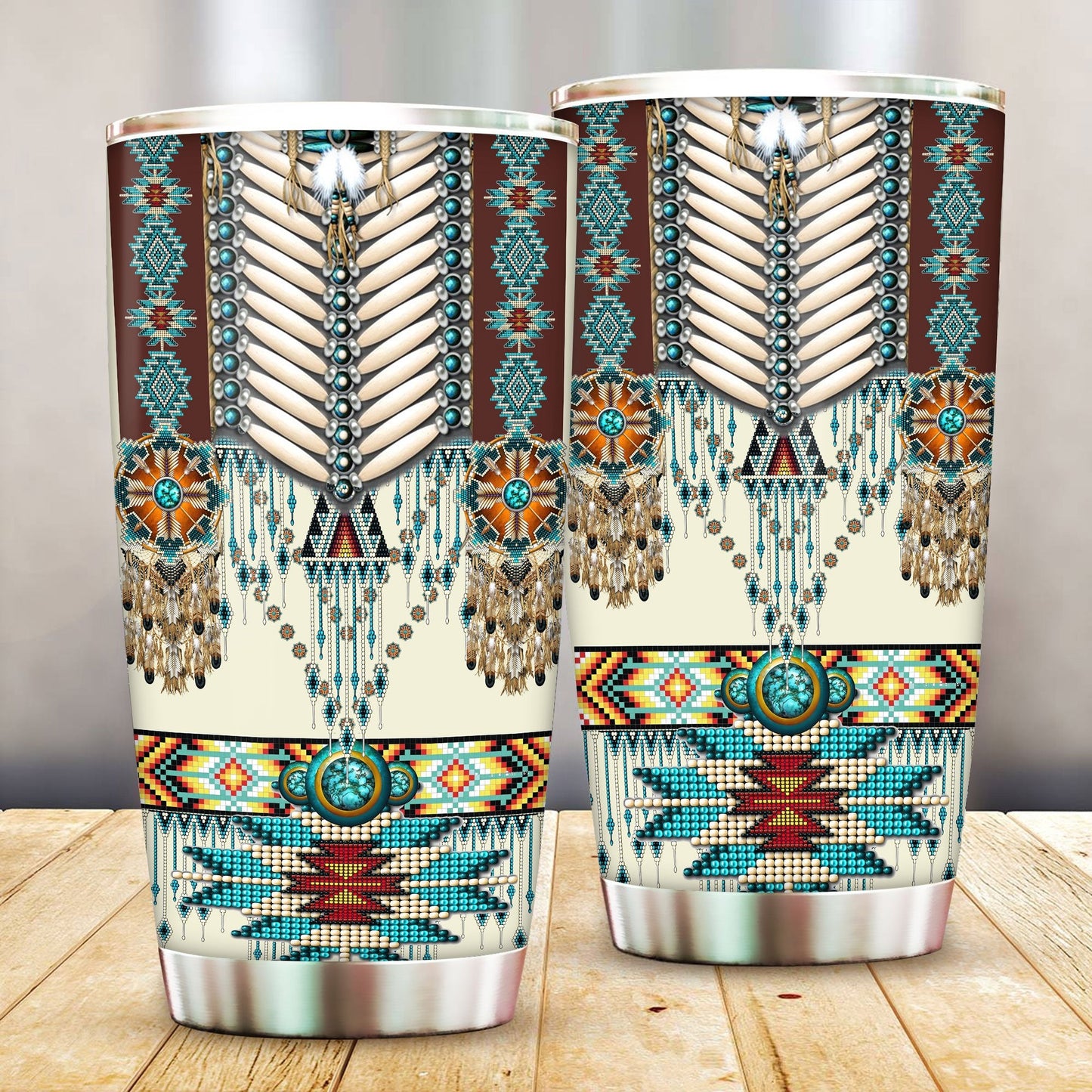 WelcomeNative Native American Tumbler, 3D Tumbler, All Over Print Tumbler, Native American