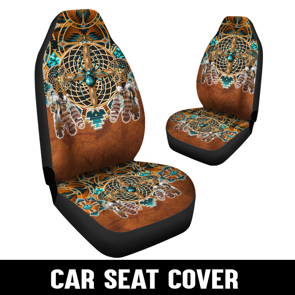 WelcomeNative Native Car Seat Cover, 3D Car Seat Cover , All Over Print Car Seat Cover - Design #03