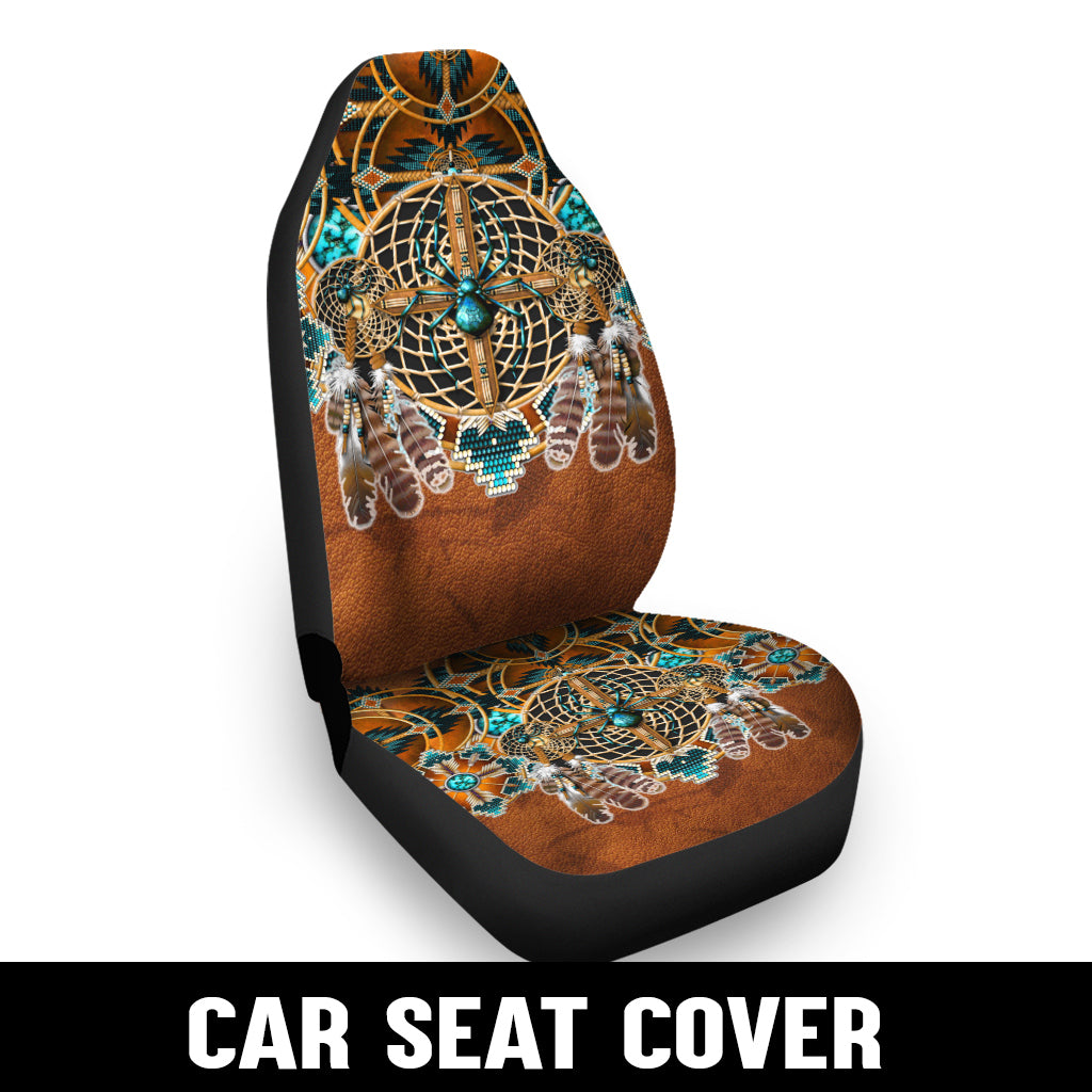WelcomeNative Native Car Seat Cover, 3D Car Seat Cover , All Over Print Car Seat Cover - Design #03