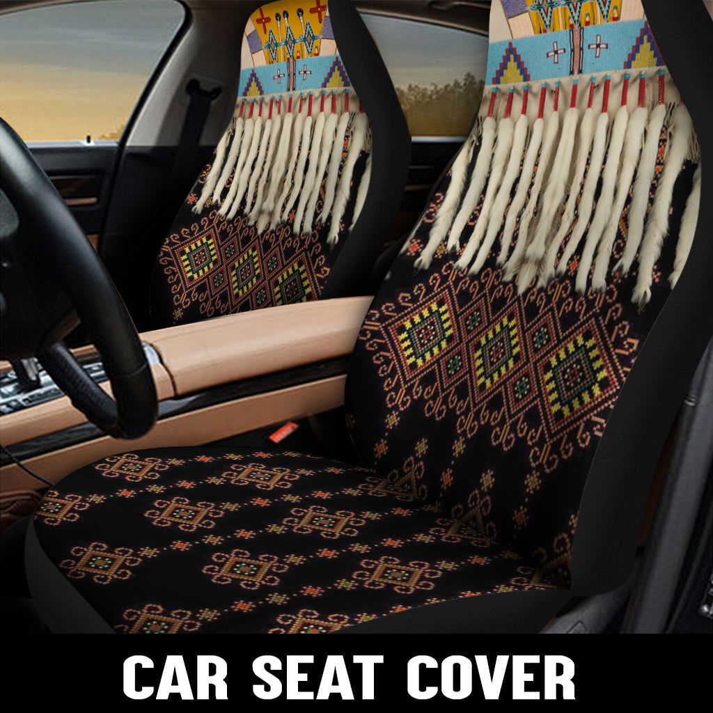 WelcomeNative Native Car Seat Cover, 3D Car Seat Cover , All Over Print Car Seat Cover - Design #04