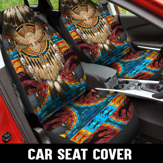 WelcomeNative Native Car Seat Cover, 3D Car Seat Cover , All Over Print Car Seat Cover