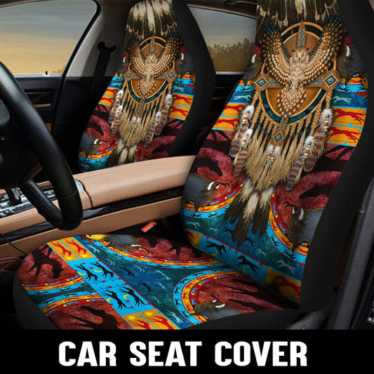 WelcomeNative Native Car Seat Cover, 3D Car Seat Cover , All Over Print Car Seat Cover - Design #05
