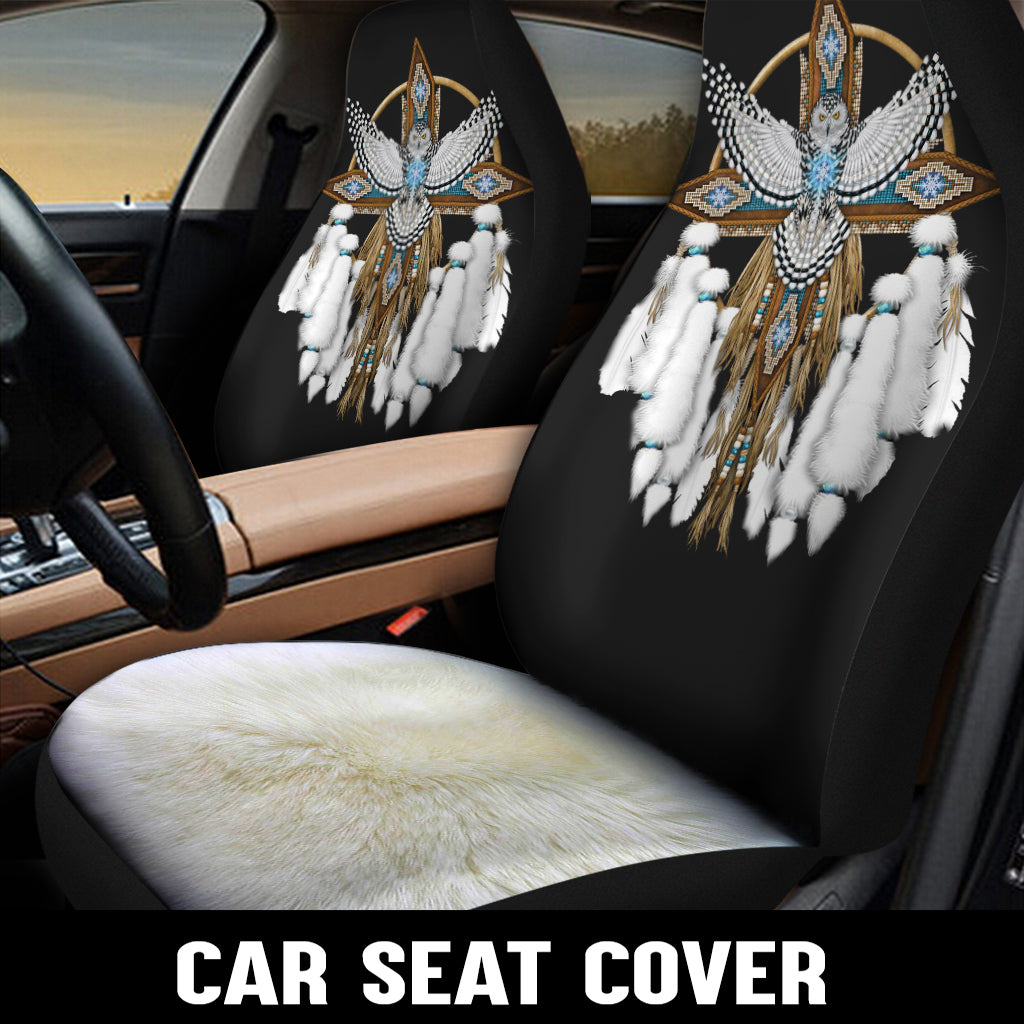 WelcomeNative Native Car Seat Cover, 3D Car Seat Cover , All Over Print Car Seat Cover - Design #07