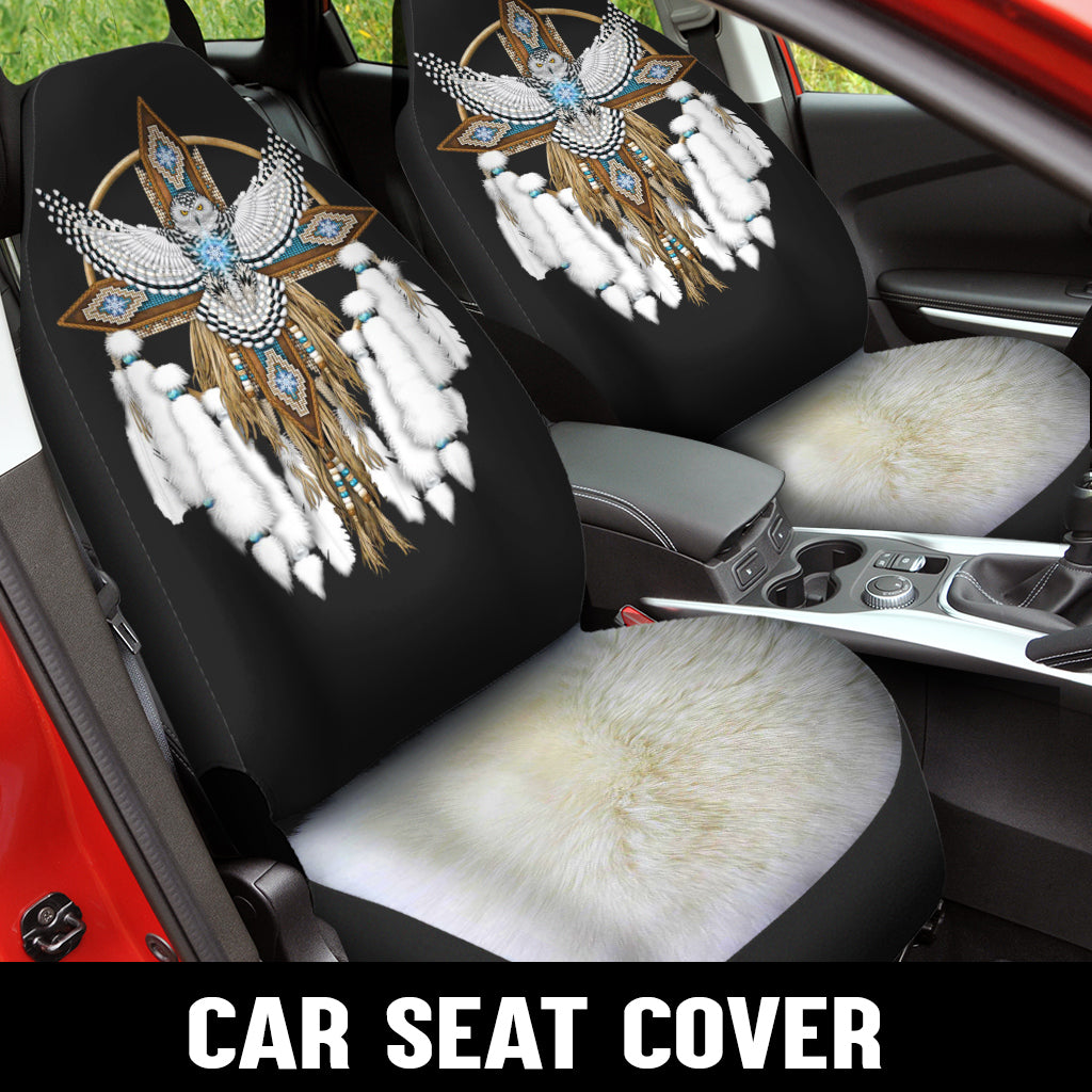 WelcomeNative Native Car Seat Cover, 3D Car Seat Cover , All Over Print Car Seat Cover - Design #07