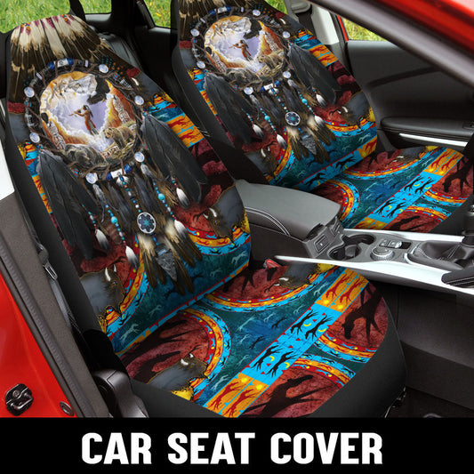 WelcomeNative Native Car Seat Cover, 3D Car Seat Cover , All Over Print Car Seat Cover