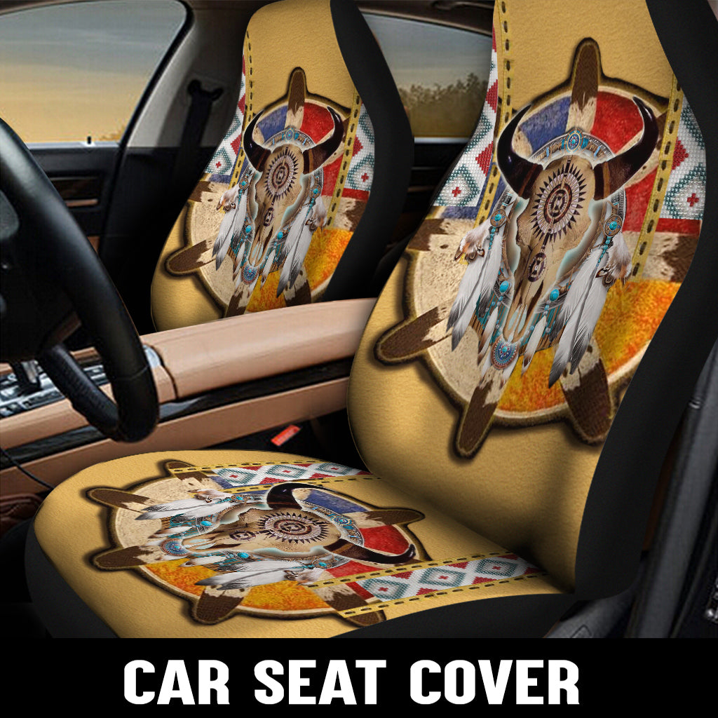 WelcomeNative Native Car Seat Cover, 3D Car Seat Cover , All Over Print Car Seat Cover - Design #13