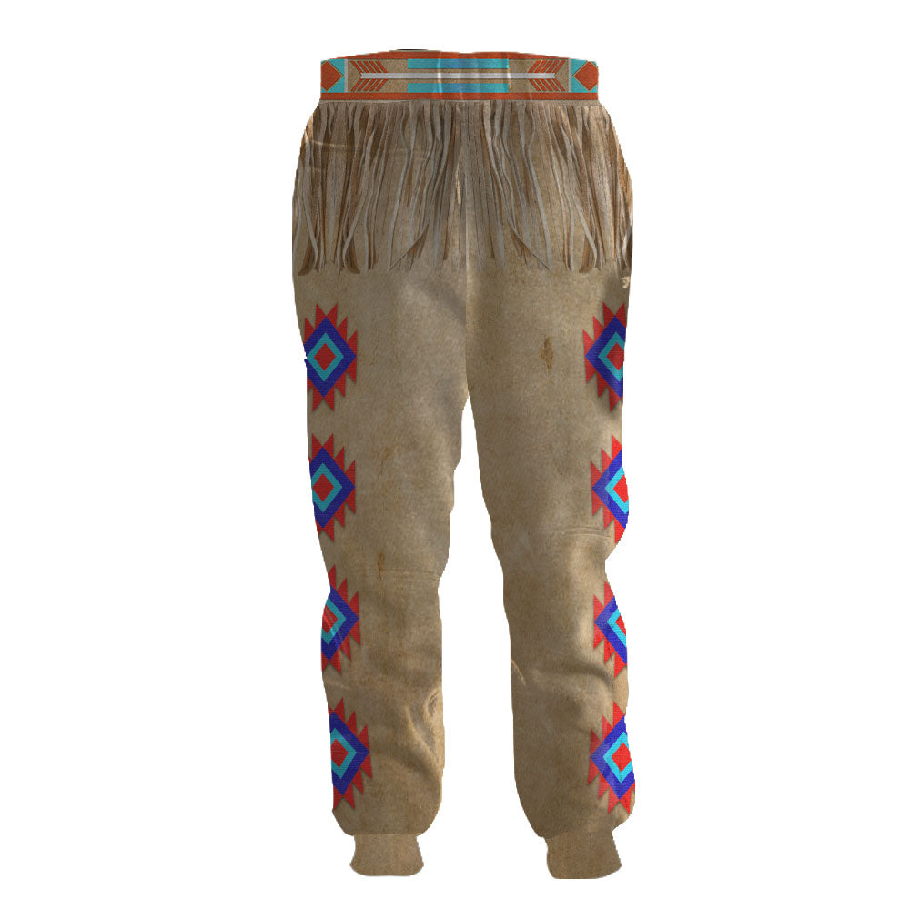 WelcomeNative Pattern Native Sweatpants, 3D Sweatpants, All Over Print Sweatpants