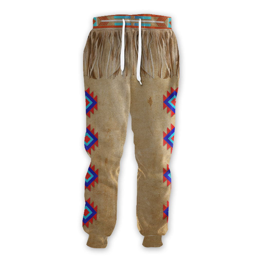 WelcomeNative Pattern Native Sweatpants, 3D Sweatpants, All Over Print Sweatpants