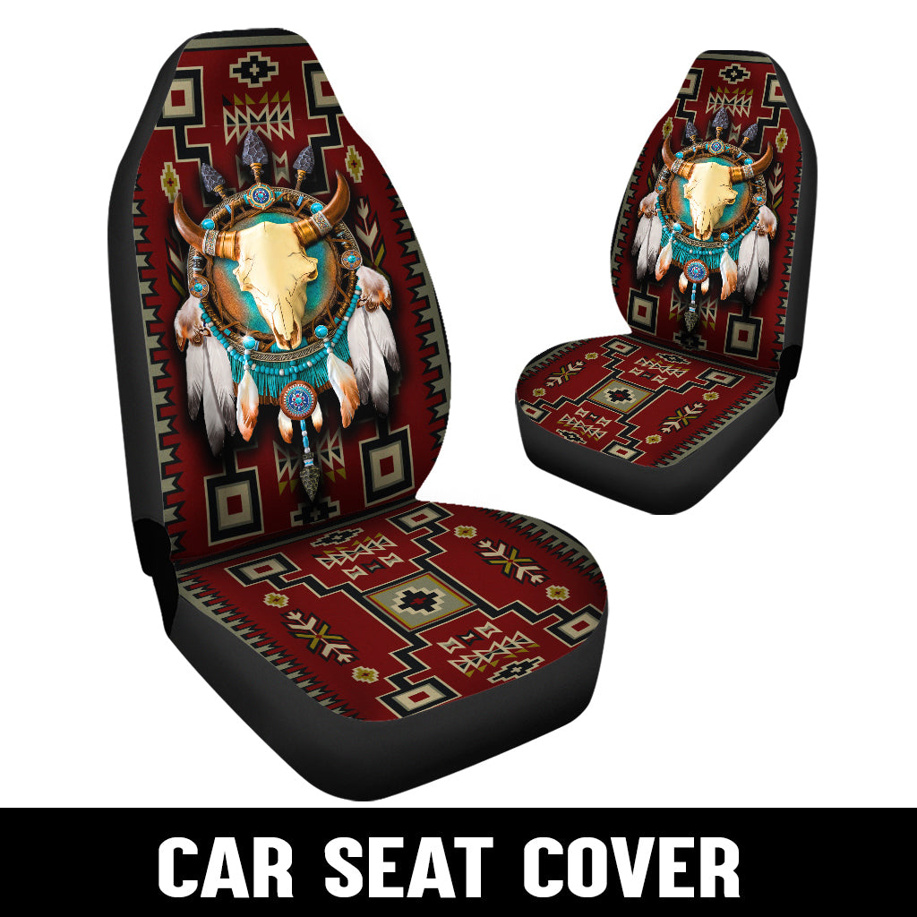 WelcomeNative Native Car Seat Cover, 3D Car Seat Cover , All Over Print Car Seat Cover - Design #17