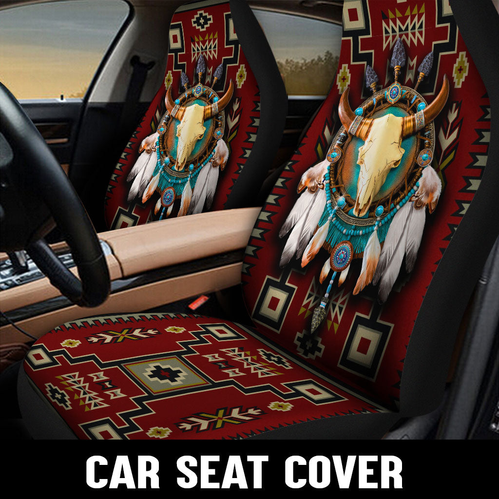 WelcomeNative Native Car Seat Cover, 3D Car Seat Cover , All Over Print Car Seat Cover - Design #17
