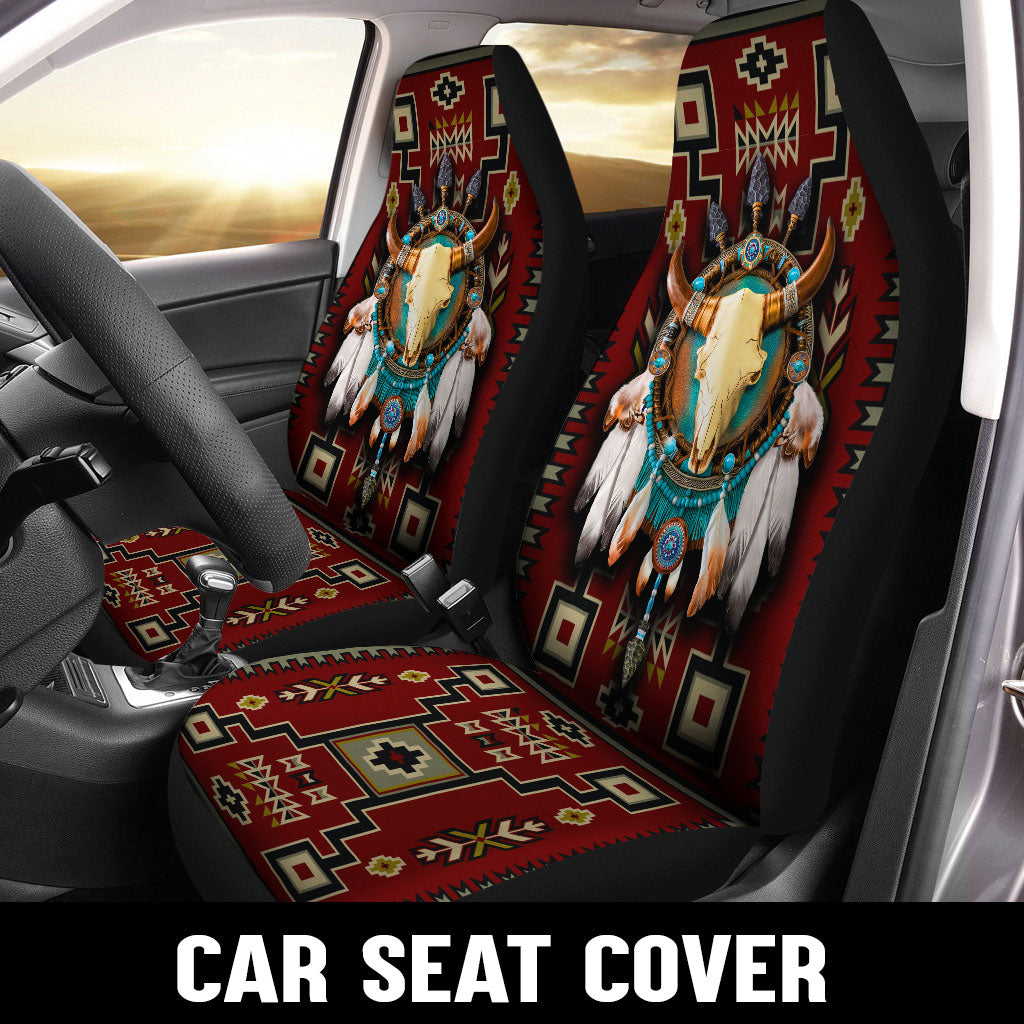 WelcomeNative Native Car Seat Cover, 3D Car Seat Cover , All Over Print Car Seat Cover - Design #17