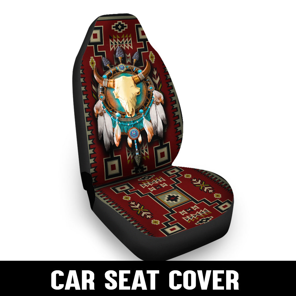 WelcomeNative Native Car Seat Cover, 3D Car Seat Cover , All Over Print Car Seat Cover - Design #17
