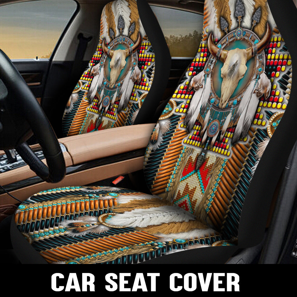 WelcomeNative Native Car Seat Cover, 3D Car Seat Cover , All Over Print Car Seat Cover - Design #18