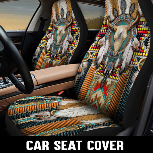 WelcomeNative Native Car Seat Cover, 3D Car Seat Cover , All Over Print Car Seat Cover - Design #18