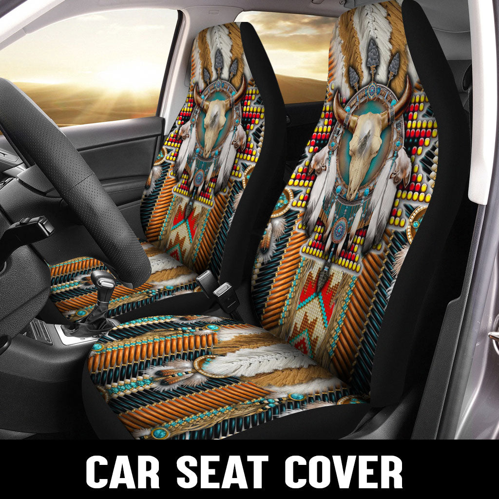 WelcomeNative Native Car Seat Cover, 3D Car Seat Cover , All Over Print Car Seat Cover - Design #18