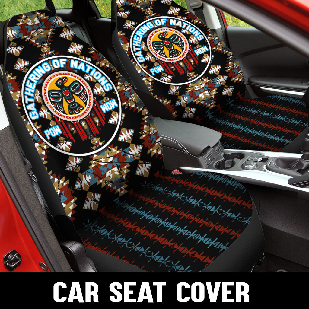 WelcomeNative Native Car Seat Cover, 3D Car Seat Cover , All Over Print Car Seat Cover - Design #19