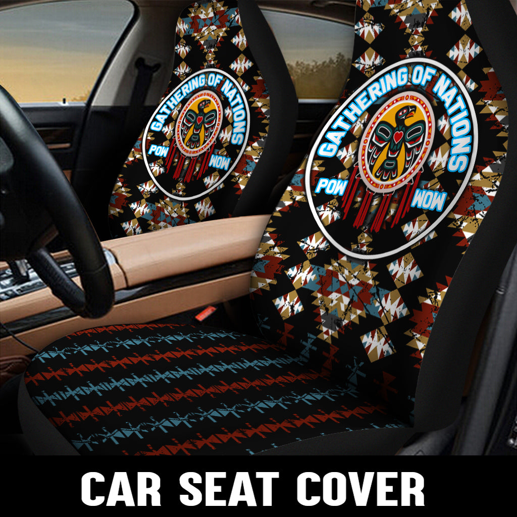 WelcomeNative Native Car Seat Cover, 3D Car Seat Cover , All Over Print Car Seat Cover - Design #19