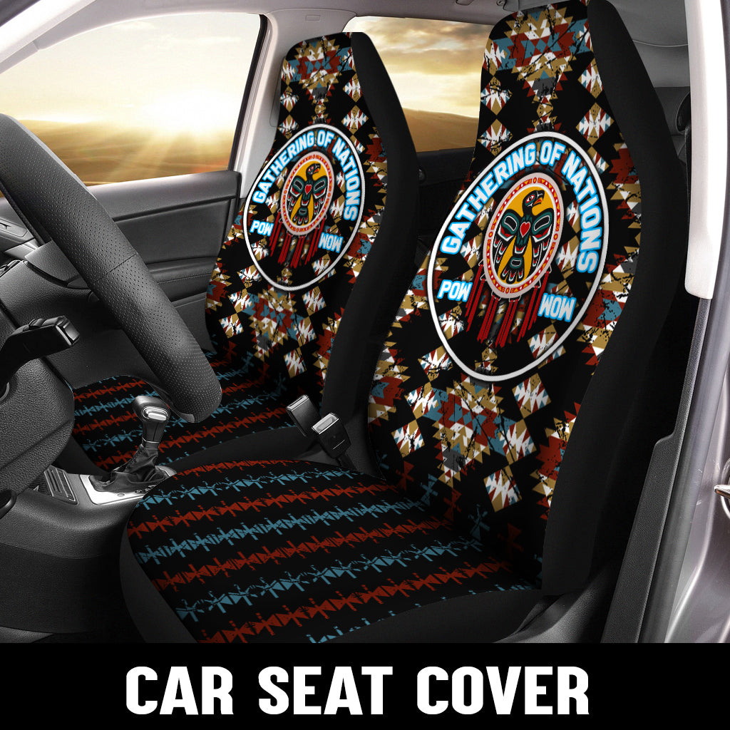 WelcomeNative Native Car Seat Cover, 3D Car Seat Cover , All Over Print Car Seat Cover - Design #19