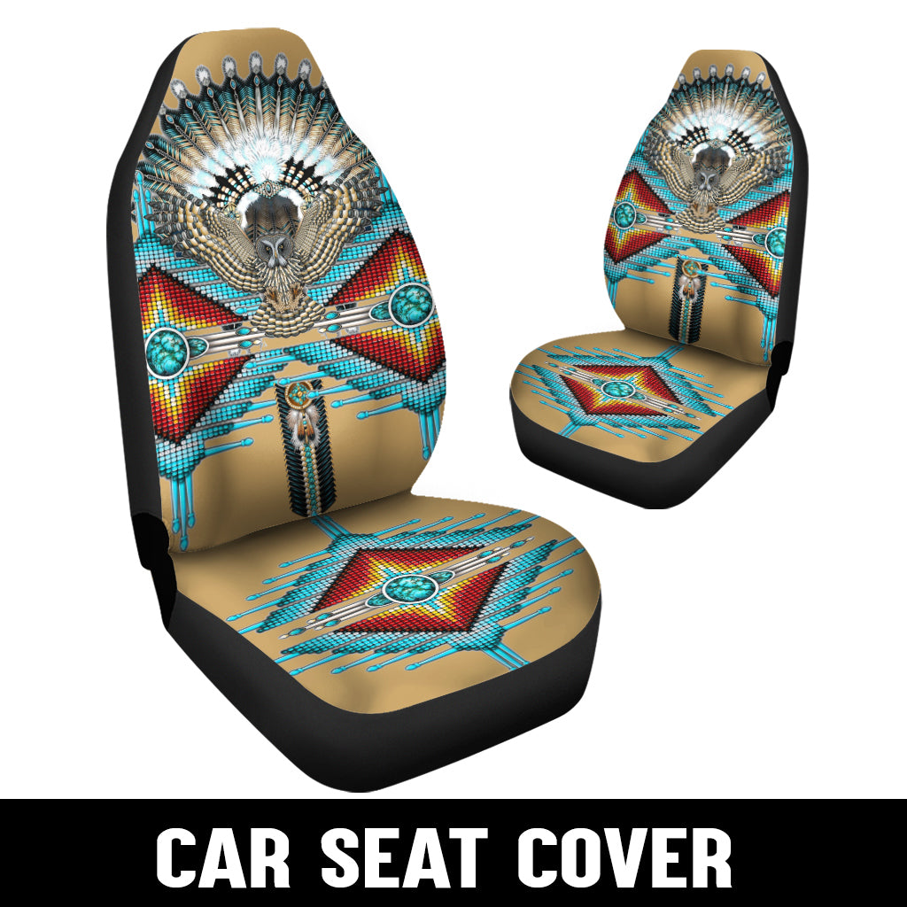 WelcomeNative Native Car Seat Cover, 3D Car Seat Cover , All Over Print Car Seat Cover