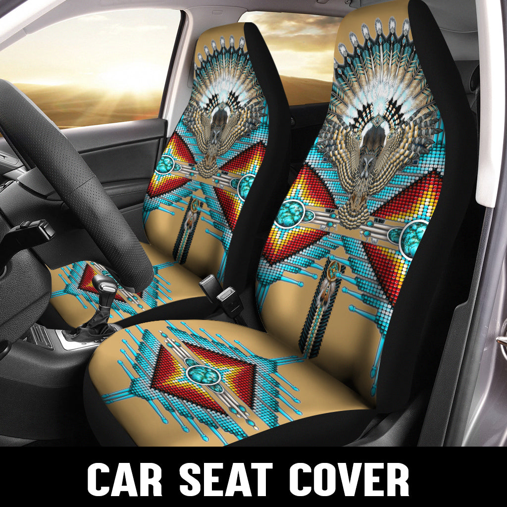 WelcomeNative Native Car Seat Cover, 3D Car Seat Cover , All Over Print Car Seat Cover