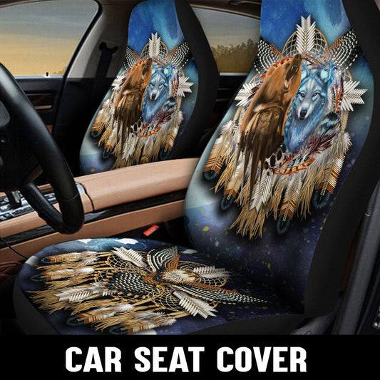 WelcomeNative Native Car Seat Cover, 3D Car Seat Cover , All Over Print Car Seat Cover